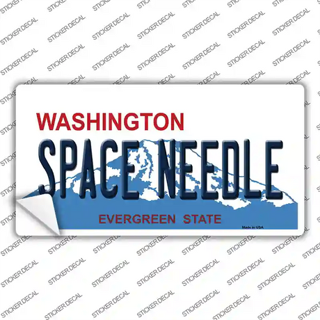 Space Needle Washington Novelty Sticker Decal