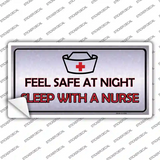 Feel Safe At Night Novelty Sticker Decal