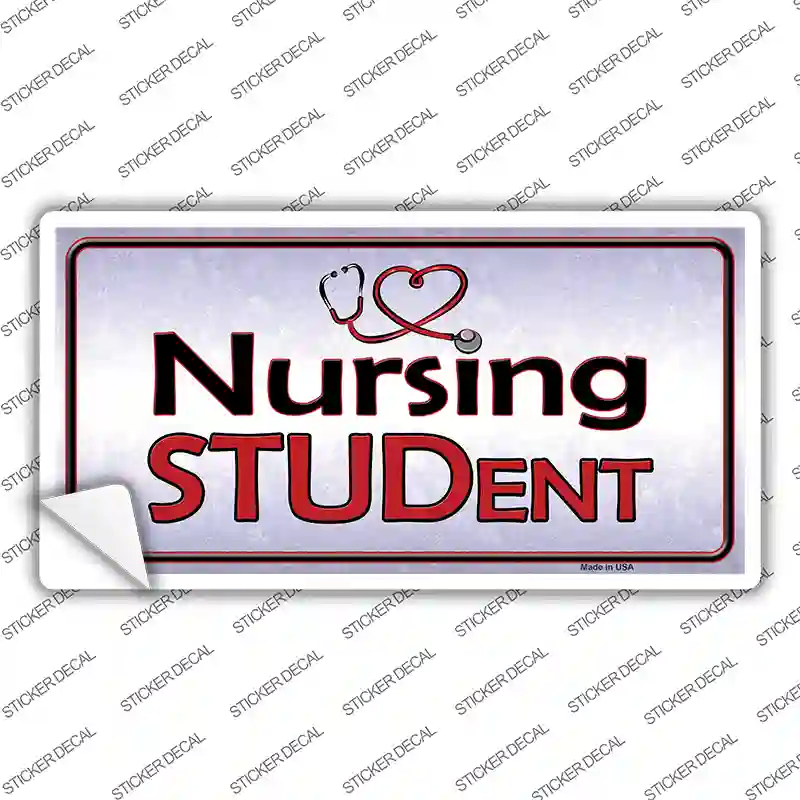 Nursing Student Novelty Sticker Decal