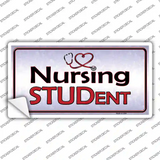 Nursing Student Novelty Sticker Decal