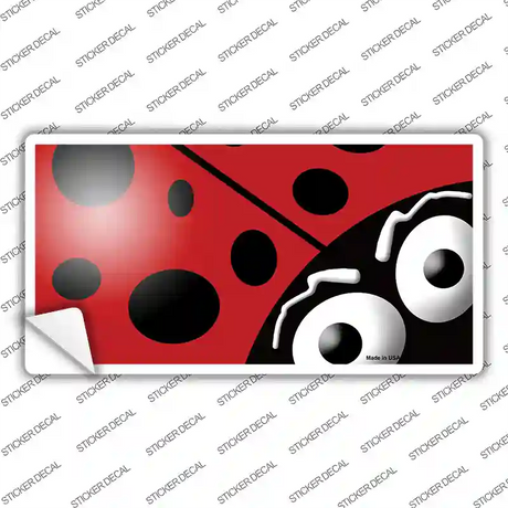 Lady Bug Novelty Sticker Decal