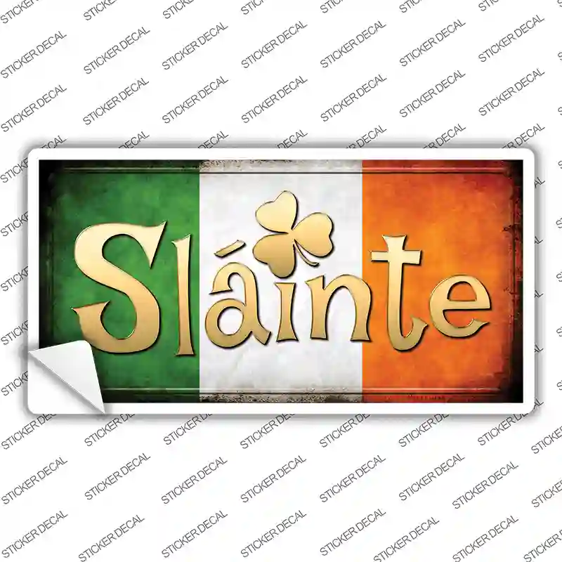 Slainte Novelty Sticker Decal
