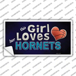 This Girl Loves Her Hornets Novelty Sticker Decal