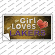 This Girl Loves Her Lakers Novelty Sticker Decal