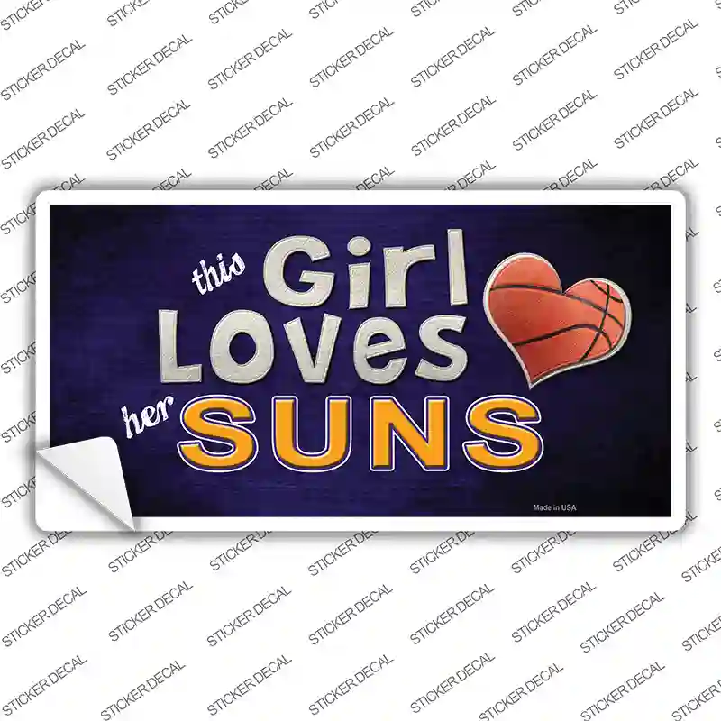 This Girl Loves Her Suns Novelty Sticker Decal