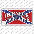 Redneck Yacht Club Novelty Sticker Decal