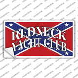 Redneck Yacht Club Novelty Sticker Decal