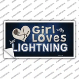 This Girl Loves Her Lightning Novelty Sticker Decal