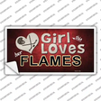This Girl Loves Her Flames Novelty Sticker Decal