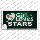 This Girl Loves Her Stars Novelty Sticker Decal
