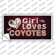 This Girl Loves Her Coyotes Novelty Sticker Decal