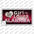 This Girl Loves Alabama Novelty Sticker Decal