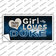 This Girl Loves Duke Novelty Sticker Decal