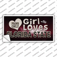 This Girl Loves Florida State Novelty Sticker Decal