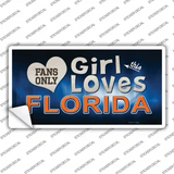 This Girl Loves Florida Novelty Sticker Decal