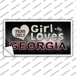 This Girl Loves Georgia Novelty Sticker Decal