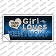 This Girl Loves Kentucky Novelty Sticker Decal