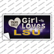 This Girl Loves LSU Novelty Sticker Decal