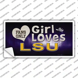 This Girl Loves LSU Novelty Sticker Decal