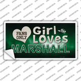 This Girl Loves Marshall Novelty Sticker Decal
