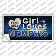 This Girl Loves Memphis Novelty Sticker Decal