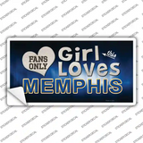 This Girl Loves Memphis Novelty Sticker Decal