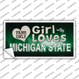 This Girl Loves Michigan State Novelty Sticker Decal