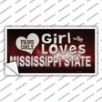 This Girl Loves Mississippi State Novelty Sticker Decal