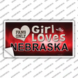 This Girl Loves Nebraska Novelty Sticker Decal