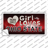 This Girl Loves Ohio State Novelty Sticker Decal