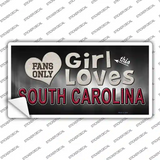 This Girl Loves South Carolina Novelty Sticker Decal