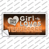 This Girl Loves Tennessee Novelty Sticker Decal