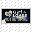 This Girl Loves Notre Dame Novelty Sticker Decal