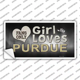 This Girl Loves Purdue Novelty Sticker Decal