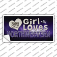 This Girl Loves Northwestern Novelty Sticker Decal