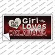 This Girl Loves Oklahoma Novelty Sticker Decal