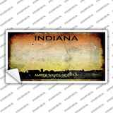 Indiana Rusty State Novelty Sticker Decal