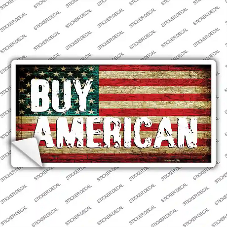 Buy American Novelty Sticker Decal