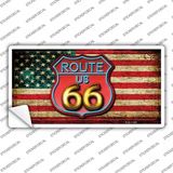 American Route 66 Neon Novelty Sticker Decal