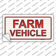 Farm Vehicle Novelty Sticker Decal