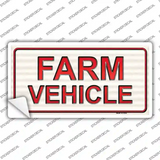 Farm Vehicle Novelty Sticker Decal