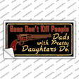 Guns Dont Kill People Novelty Sticker Decal