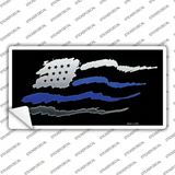 American Flag Thin Blue Line Novelty Sticker Decal