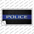 Police Thin Blue Line Novelty Sticker Decal