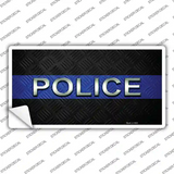 Police Thin Blue Line Novelty Sticker Decal