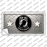 POW MIA Diamond Novelty Sticker Decal