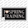 I Love Spring Training Novelty Sticker Decal