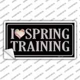 I Love Spring Training Novelty Sticker Decal