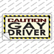 Caution Gay Driver Novelty Sticker Decal