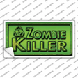 Zombie Killer Novelty Sticker Decal